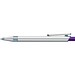 uma® RECYCLED PET PEN ALUMA transparent Druckkugelschreiber, dunkelviolett