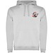 Urban 280 g/m² Kapuzenpullover für Herren, aschweiß-melange, L