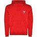 Urban 280 g/m² Kapuzenpullover für Kinder, rot, 3/4