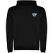 Urban 280 g/m² Kapuzenpullover für Kinder, schwarz, 5/6