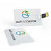 USB-Stick Classic-Card, 16 GB, weiß