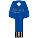USB-Stick Schlüssel, hellblau, 2GB