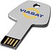 USB-Stick Schlüssel, silber, 2GB