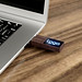 USB-Stick Holz mit Leuchtlogo, 32 GB, walnuss