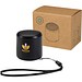 Velkis 3 W Bluetooth® Lautsprecher aus recyceltem Kunststoff, schwarz