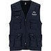 Venera Arbeitsweste mit V-Ausschnitt und mehreren Taschen, 200 g/m2, marineblau, XL