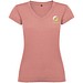 Victoria T-Shirt mit V-Ausschnitt für Damen, Clay Orange, M