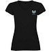 Victoria T-Shirt mit V-Ausschnitt für Damen, schwarz, L