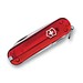 VICTORINOX Taschenmesser Rally, 9 Funktionen, rot-transparent
