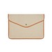 VINGA Bosler 16 Zoll Laptop-Tasche aus GRS recyceltem Canvas, greige