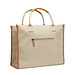 VINGA Bosler Büro-Tasche aus RCS recyceltem Canvas, greige