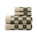 VINGA Elba Handtuch aus OCS Bio-Baumwolle, 4er-Set, grün, beige