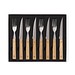 VINGA Paso 8-teiliges Grill-Besteck-Set, braun