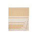 VINGA Tolo Hamam-Frottierhandtuch, gelb, off white