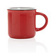 Vintage Keramiktasse, rot