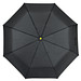 Vollautomatischer Windproof-Taschenschirm STREETLIFE, schwarz-gelb