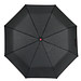 Vollautomatischer Windproof-Taschenschirm STREETLIFE, schwarz-rot