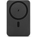 WARSHEL 5. Magnetische Powerbank mit 5'000 mAh und superschnellem kabellosem Ladegerät (15 W) aus recyceltem ABS (100% rABS) mit Ständer, Dunkelgrau
