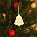 Weihnachtsbaumanhänger Glöckchen, natur