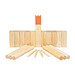 Wikinger Wurfspiel KUBB,braun