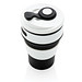 XD COLLECTION faltbarer Silikon-Becher, 350 ml, schwarz