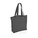 XD COLLECTION Impact Aware™ 240g/m² rcCanvas Shopper + Tasche, ungefärbt, anthrazit
