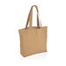 XD COLLECTION Impact Aware™ 240g/m² rcCanvas Shopper + Tasche, ungefärbt, braun