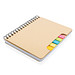 XD COLLECTION Kraft Spiral Notizbuch mit Haftnotizen A5, braun XD COLLECTION Kraft Spiral Notizbuch mit Haftnotizen A5, braun