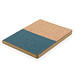 XD COLLECTION Notizbuch aus Kork, blau XD COLLECTION Notizbuch aus Kork, blau