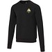 Yukon Sportpullover mit Rundhalsausschnitt und Interlock Strick Unisex, schwarz, S