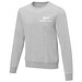 Zenon Herrenpullover mit Rundhalsausschnitt, heather grau, M