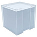 Zettelbox, 10 x 10 x 10 cm, glasklar