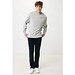 Iqoniq Kruger Relax-Rundhals-Sweater aus recycelt. Baumwolle, heather grey, XL