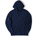 Iqoniq Rila Lightweight Hoodie aus recycelter Baumwolle, navy blau, XXS