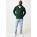 Iqoniq Abisko Zip-Kapuzenpullover aus recycelter Baumwolle, forest green, S