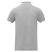 Amarago Polo mit abgesetztem Rand für Herren, heather grau, XXL
