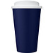 Americano® Eco 350 ml recycelter Becher, blau/weiß