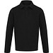 Apollo 245 g/m² Langarm Poloshirt Unisex, schwarz, XXS