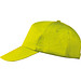 AZO-freie 5 Panel Baumwoll-Baseball-Cap, apfelgrün