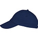 AZO-freie 5 Panel Baumwoll-Baseball-Cap, dunkelblau AZO-freie 5 Panel Baumwoll-Baseball-Cap, dunkelblau