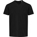 Balfour 200 g/m² Kurzärmeliges T-Shirt V-Ausschnitt Bio Baumwolle (OCS), unisex, schwarz, 3XL