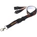 Balta Sublimation Lanyard mit Schnapp- und Sicherheitsverschluss, schwarz, 10mm
