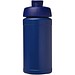 Baseline 500 ml recycelte Sportflasche mit Klappdeckel, blau