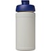 Baseline 500 ml recycelte Sportflasche mit Klappdeckel, natural