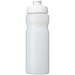 Baseline® Plus 650 ml Sportflasche mit Klappdeckel, transparent/weiß