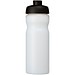 Baseline® Plus 650 ml Sportflasche mit Klappdeckel, transparent/schwarz
