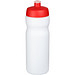 Baseline® Plus 650 ml Sportflasche, rot, weiß