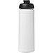 Baseline® Plus 750 ml Flasche mit Klappdeckel, weiß/schwarz