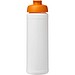 Baseline® Plus 750 ml Flasche mit Klappdeckel, weiß/orange