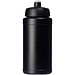 Baseline Recycelte Sportflasche, 500 ml, schwarz/weiß